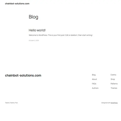 Chainbot Solutions