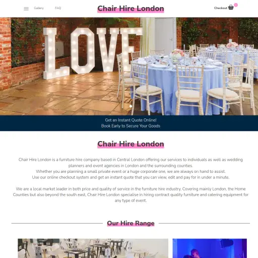 Chair Hire London