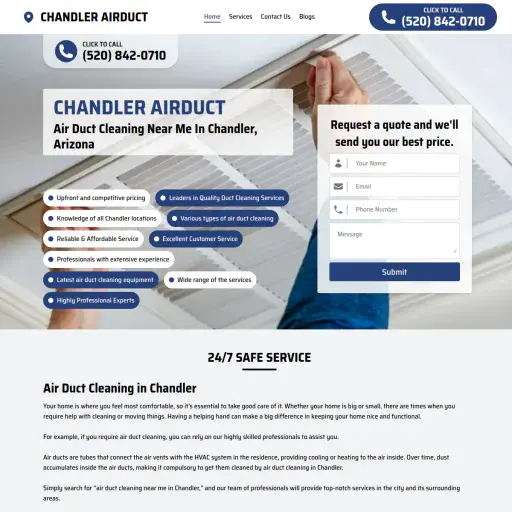 Chandler Airduct Cleaning Services