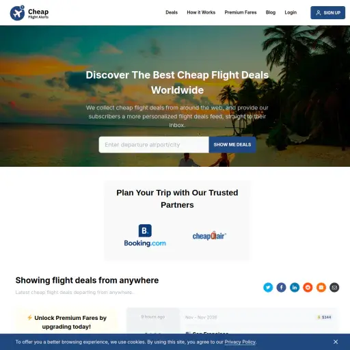 Cheap Flight Alerts