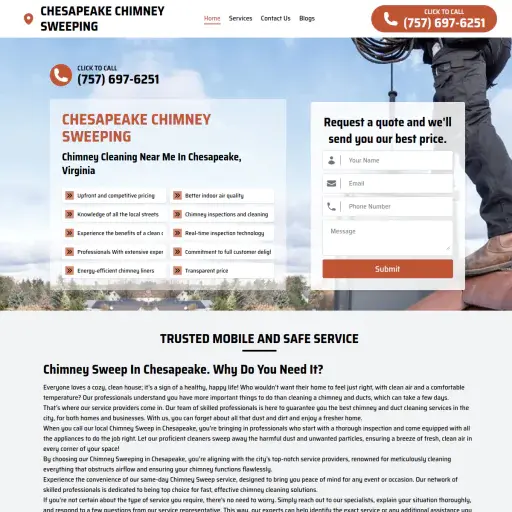 Chesapeake Chimney Sweep Services