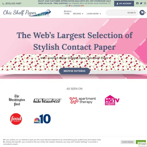 Chic Shelf Paper
