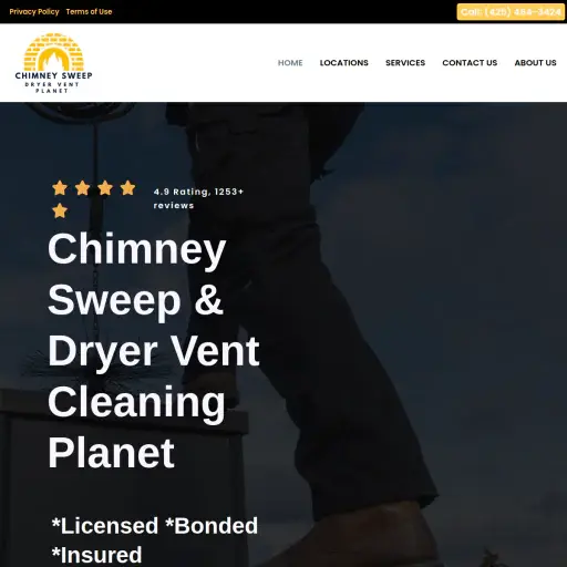 Chimney Sweep & Dryer Vent Cleaning Planet
