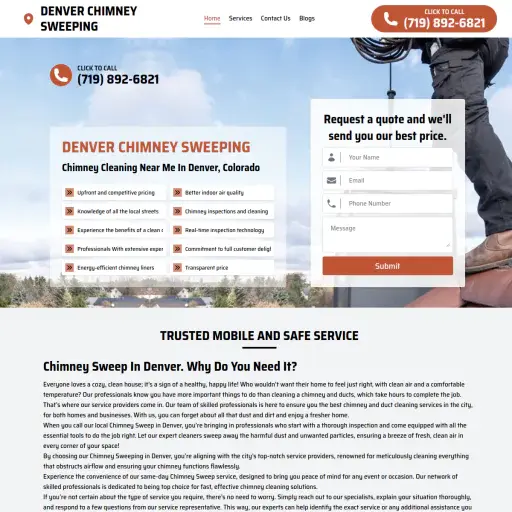 Chimney sweep denver