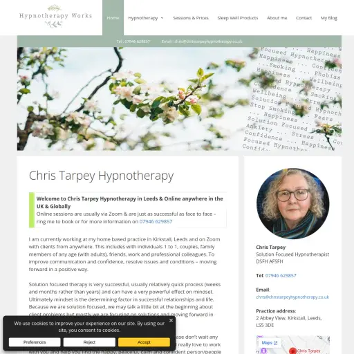 Chris Tarpey Hypnotherapy