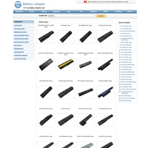 Top Battery-adapter