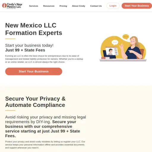 Cindy’s New Mexico LLC Formation Service