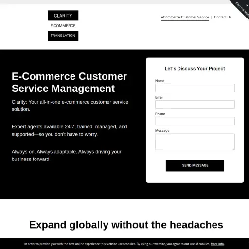 Clarity E-Commerce Translation