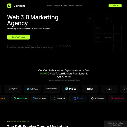 Coinband Web3 Marketing Agency