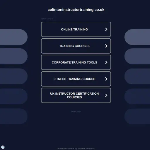 Colintoninstructortraining