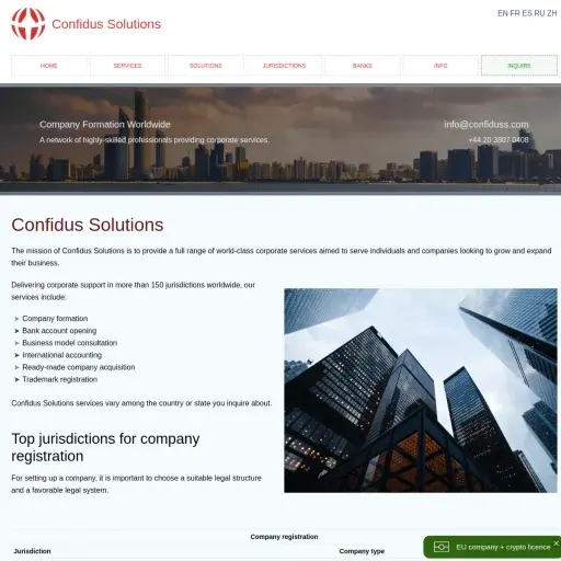 Confidus Solutions