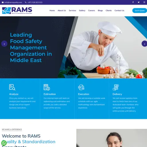 Consultancy & certification services in Dubai ,UAE | RAMS Quality & Standardization Consultants