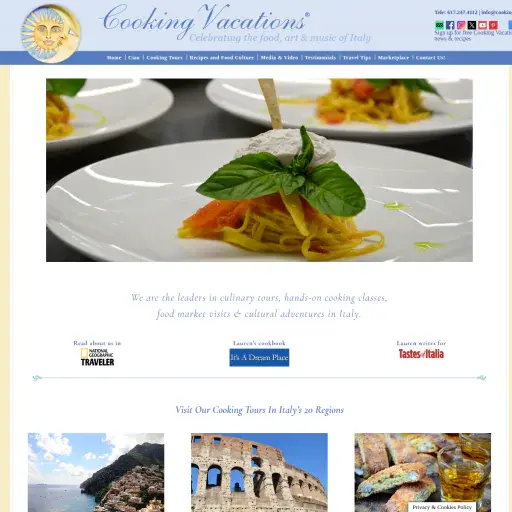 Cooking Vacations.Com