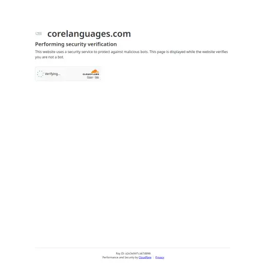 CORE Languages