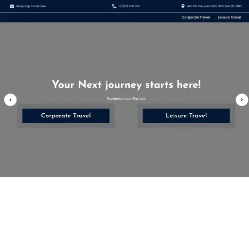 Corporate Travel Concept