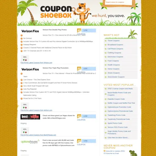 Coupon Shoebox