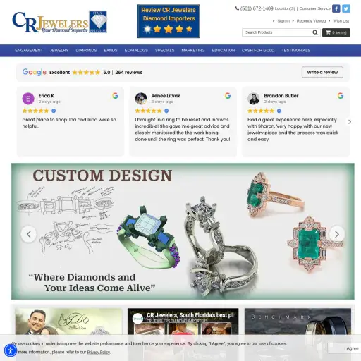 CR Jewelers 'Diamond Importers'