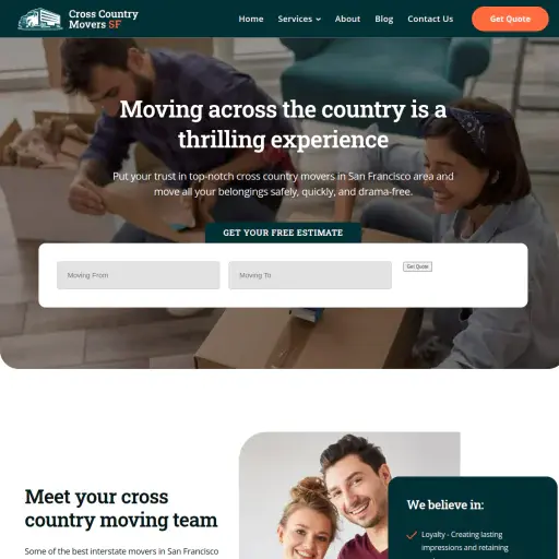 Cross Country Movers San Francisco