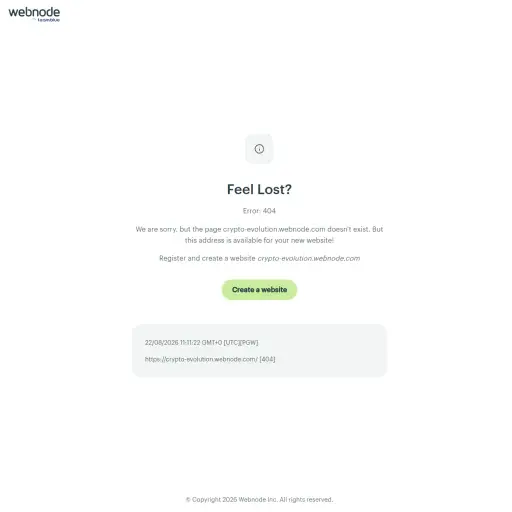 Crypto Evolution Webnode