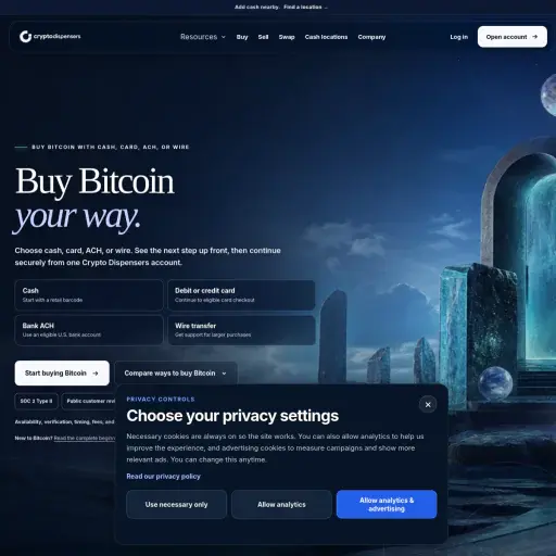 Crypto Dispensers