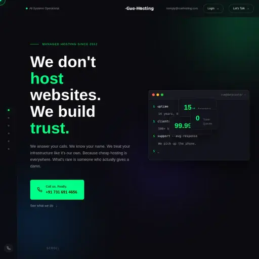 Cue Hosting