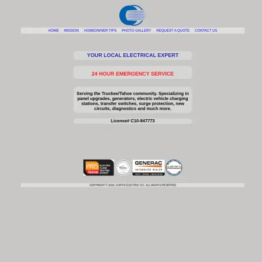 CURTIS ELECTRIC CO