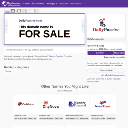 Daily Passive