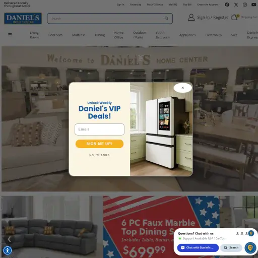 danielshomecenter.com