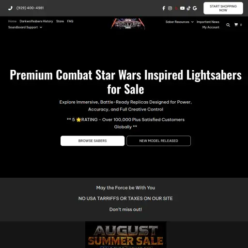 darkwolfsabers.com
