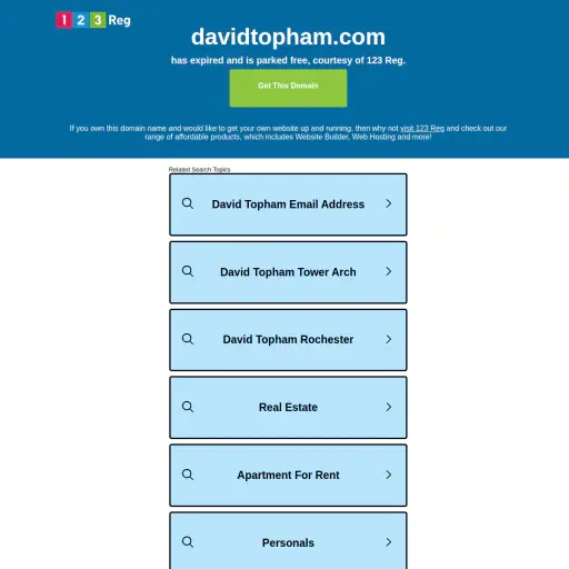 David Topham Automotive Consultant