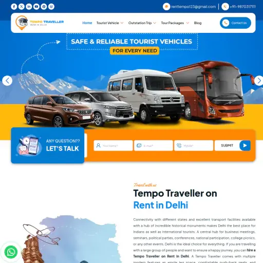 Delhi Tempo Travellers