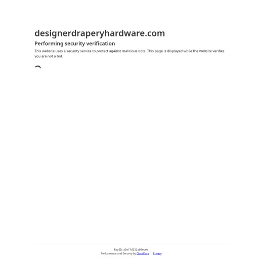 Designer Drapery Hardware