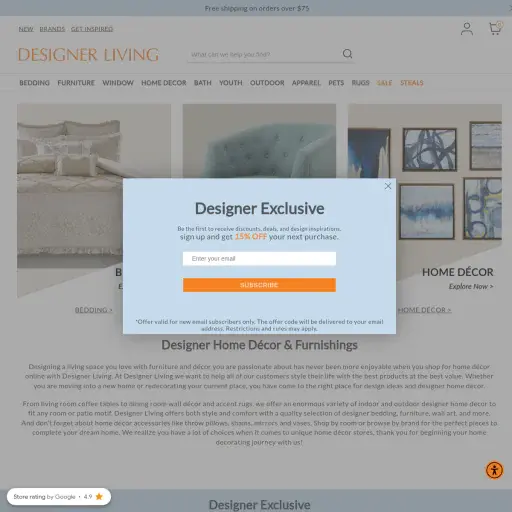 DESIGNER LIVING