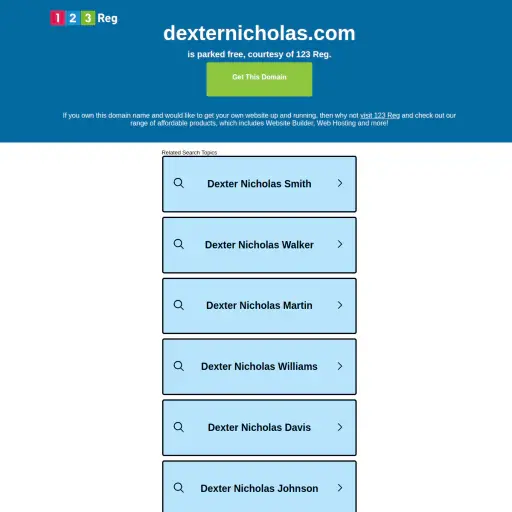 Dexter Nicholas