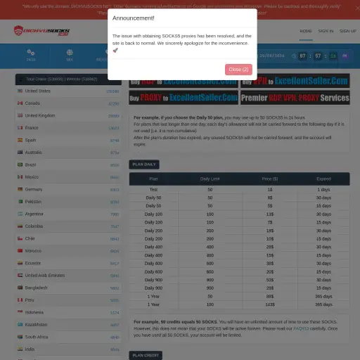 dichvusocks.net