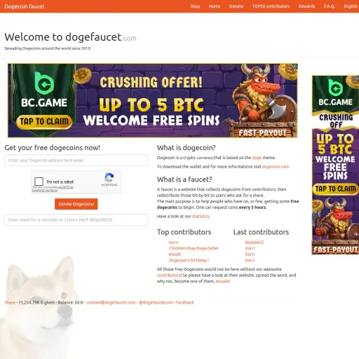 Dogefaucet.com