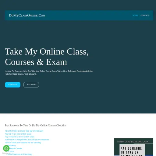 Domyclassonline