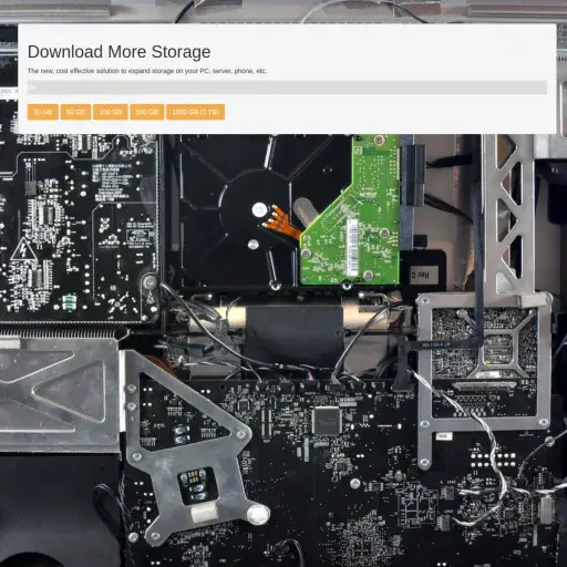 Downloadmorestorage