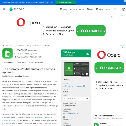Droidkit Fr Softonic