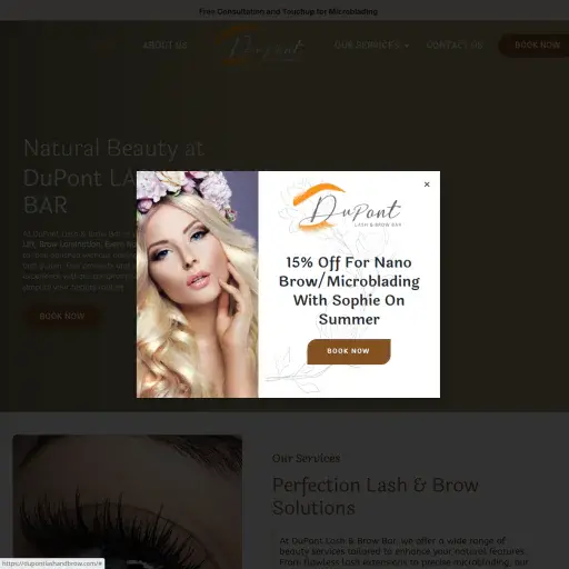 Dupont lash & brow bar