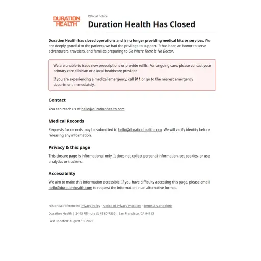 Durationhealth