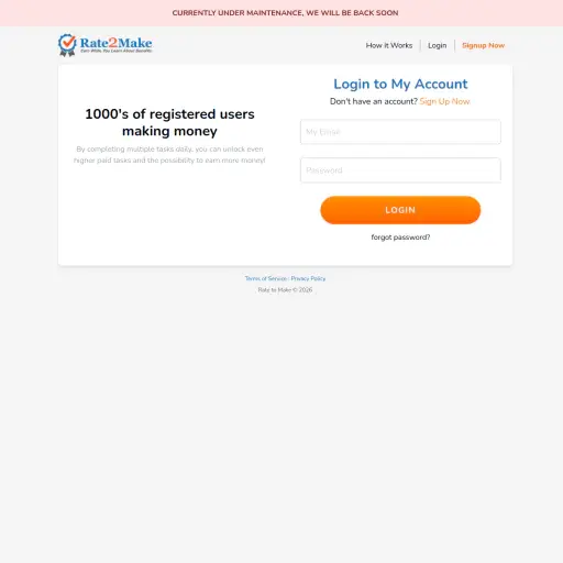 Earn Ratetomake