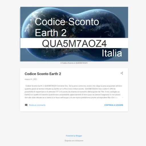 Earth2codicesconto