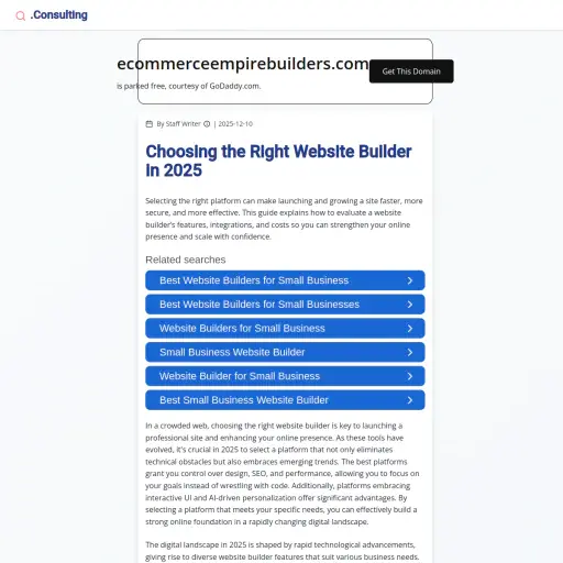 Ecommerce Empire Builders