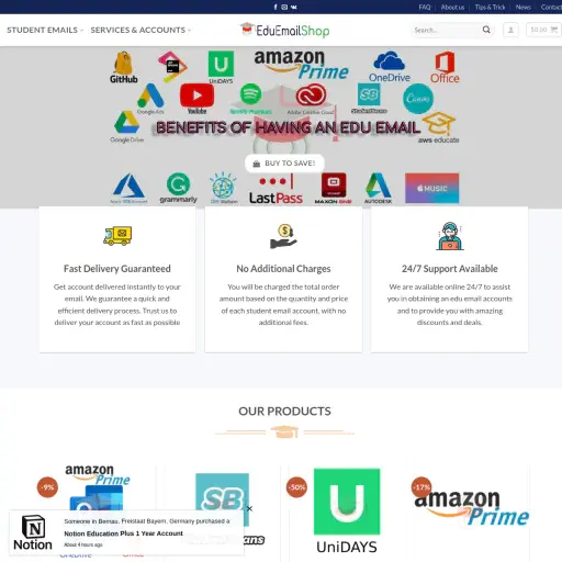 Edu Email Shop