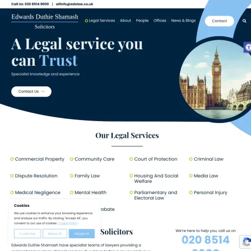 Edwards Duthie Shamash Solicitors