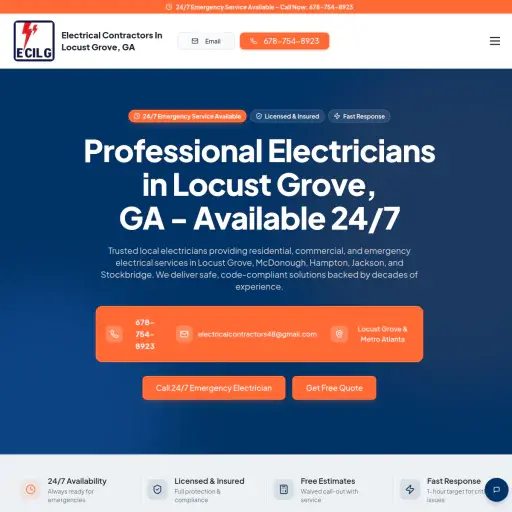 Electrical Contractors In Locust Grove, GA