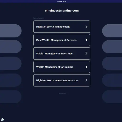 Eliteinvestmentinc