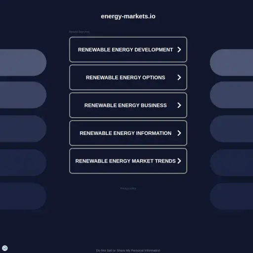 Energy Markets