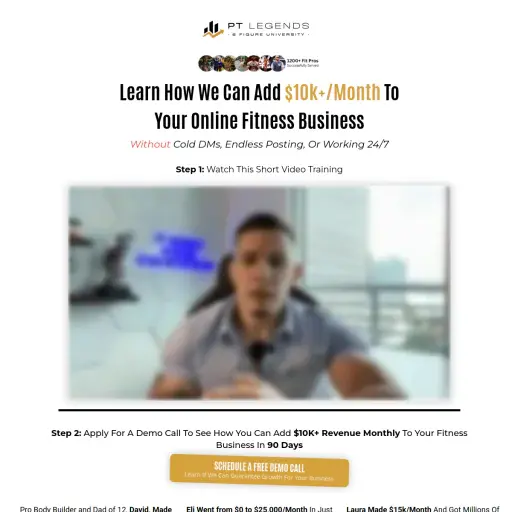 PT Legend 6 Figure Coaching Academy